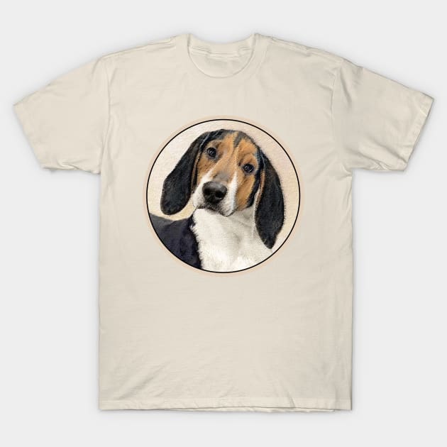 Treeing Walker Coonhound Painting - Original Art T-Shirt by Alpen Designs